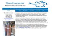 Desktop Screenshot of blueleafwater.com
